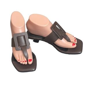 Golo‎ Bocthong Flip flop in luggage brown sandals size 6.5